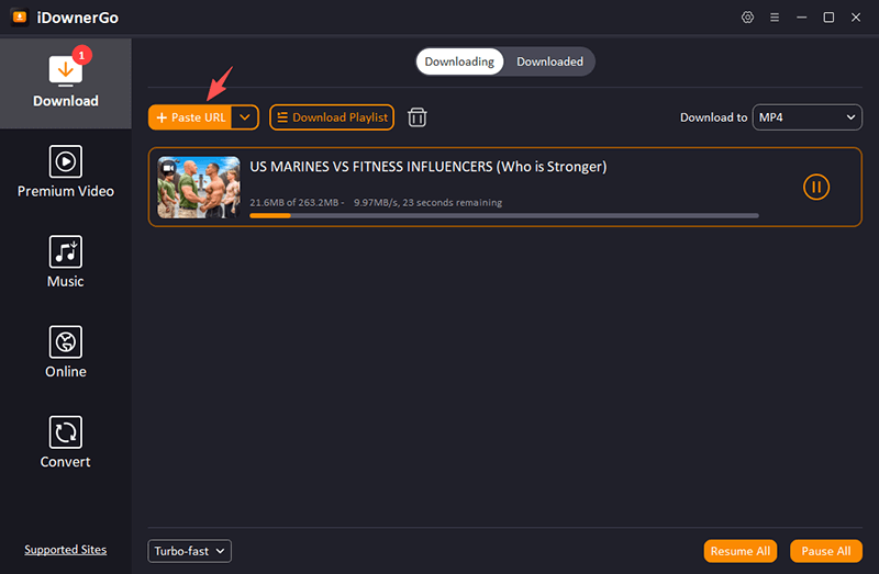 espn video url einfügen