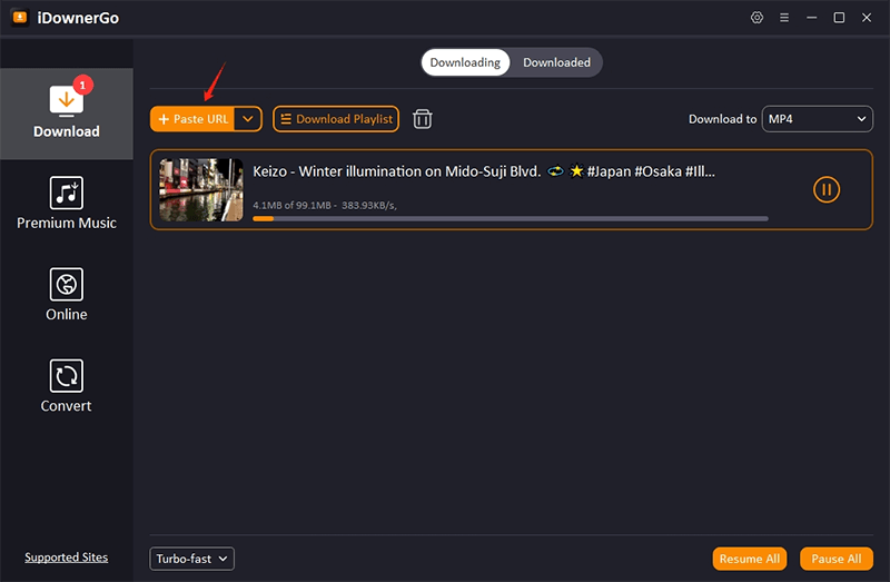 paste periscope video url