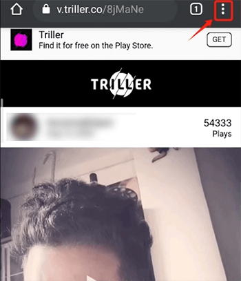 paste triller video url app