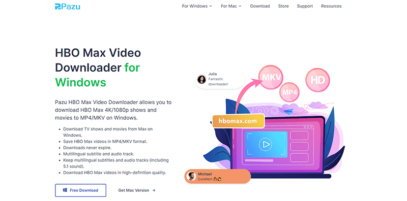 pazu hbo max downloader