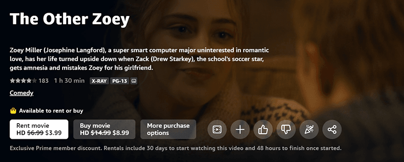 Filme von Amazon Prime kaufen