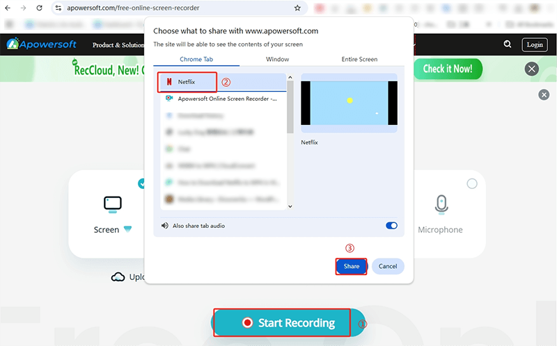 record netflix video