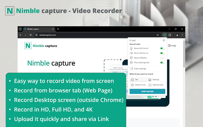 record udemy course