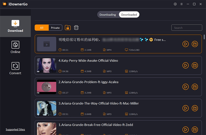 sauvegarder une vidéo fansly