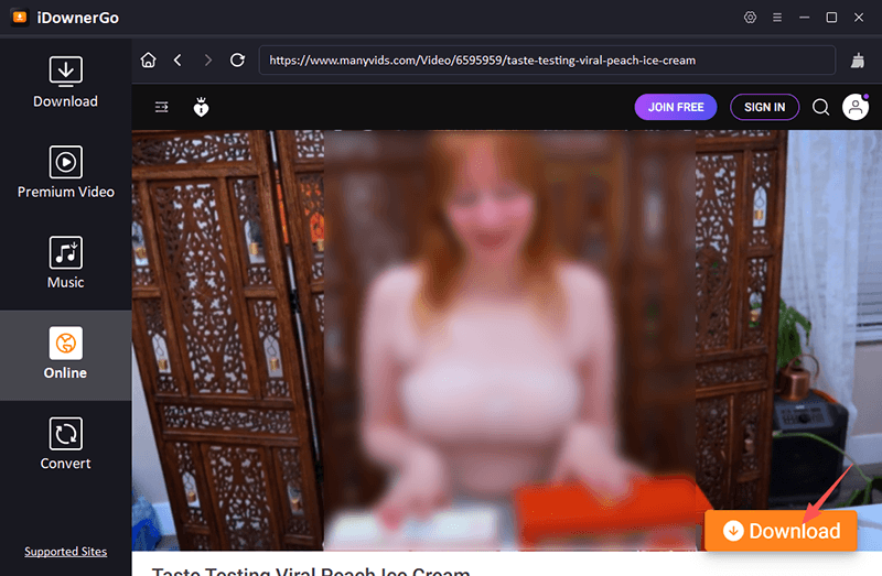 search for manyvids video