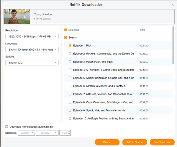 start downloads in streamfab