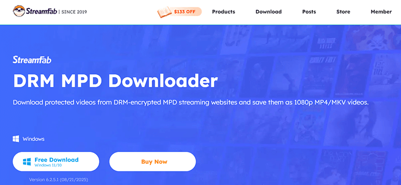 StreamFab DRM MPD Downloader