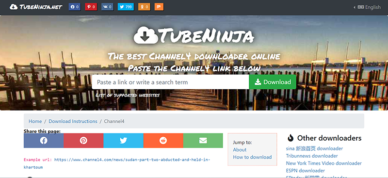 tubeninja channel 4 downloader
