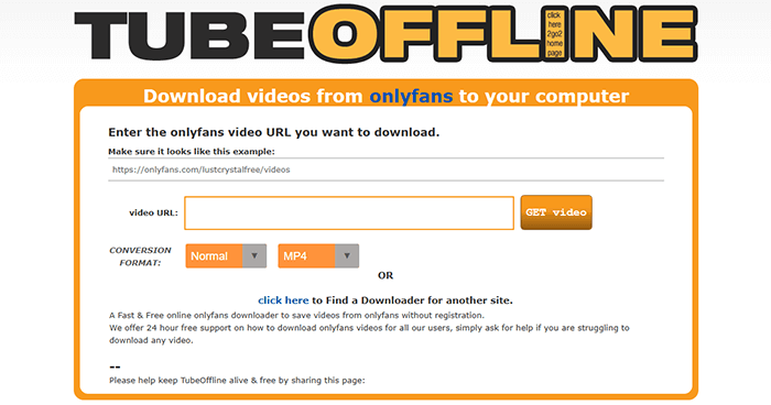 TubeOffline OnlyFans Downloader
