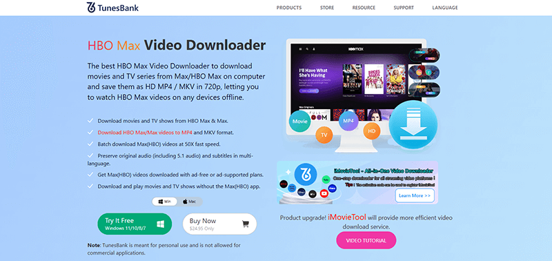 tunesbank hbo max video downloader