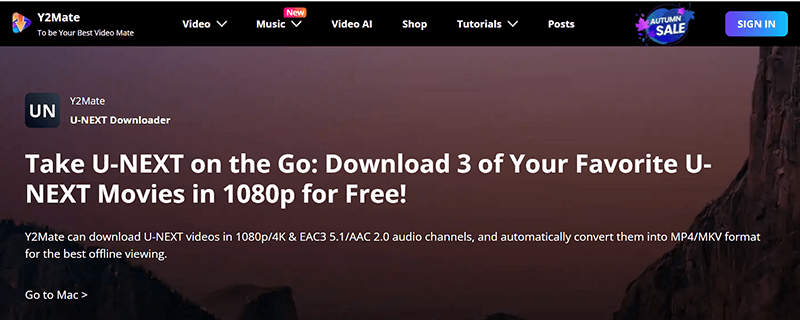 y2mate u-next downloader